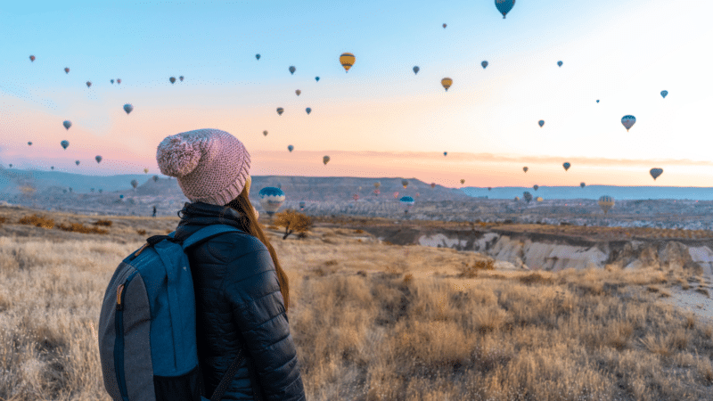 hot air balloons
