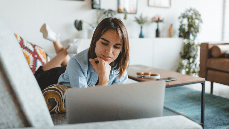 woman laptop