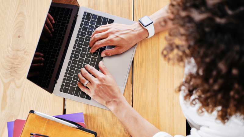 woman laptop