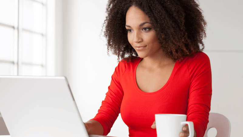 woman laptop